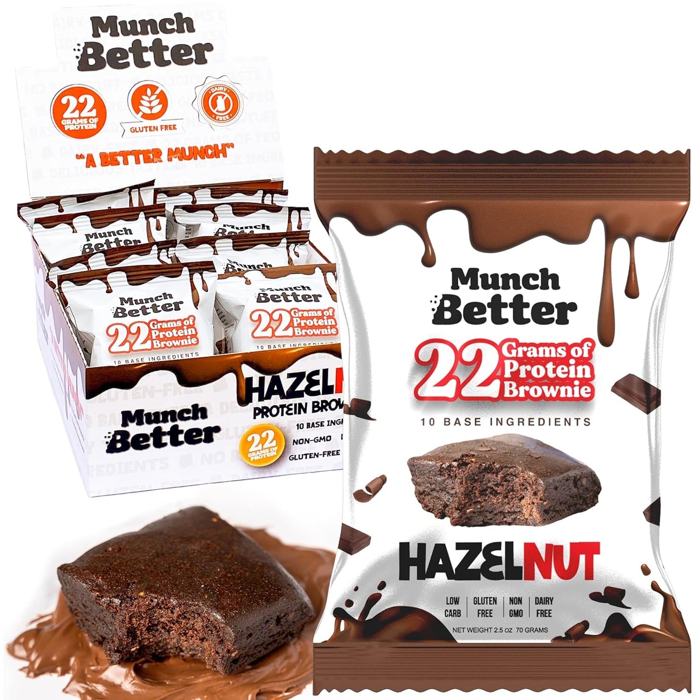 Munch Better Protein Brownie