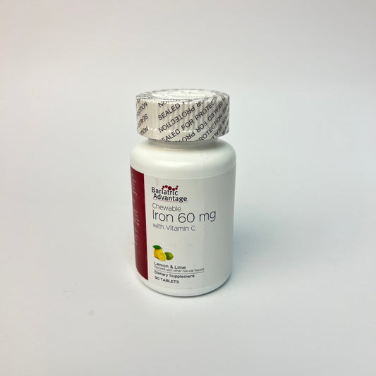 Bariatric Advantage Chewable Iron 60mg Lemon Lime