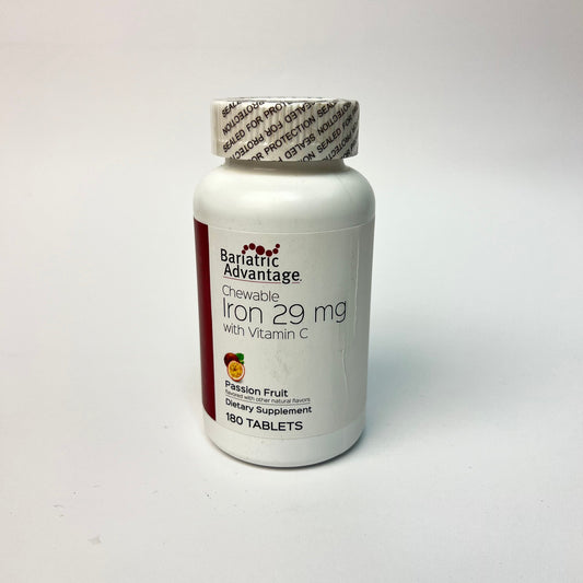 Bariatric Advantage Chewable Iron 29mg Passion Fruit