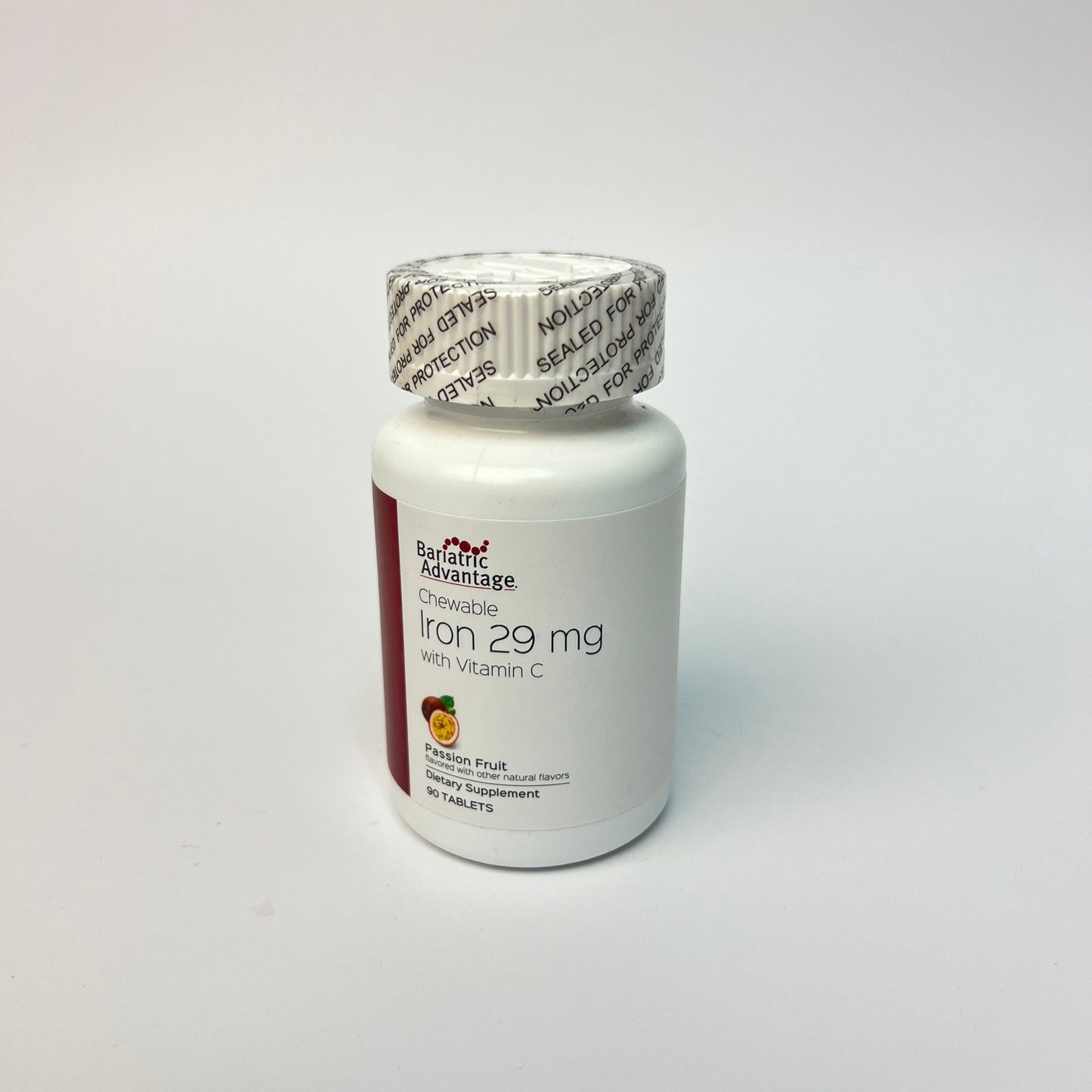 Bariatric Advantage Chewable Iron 29mg Passion Fruit
