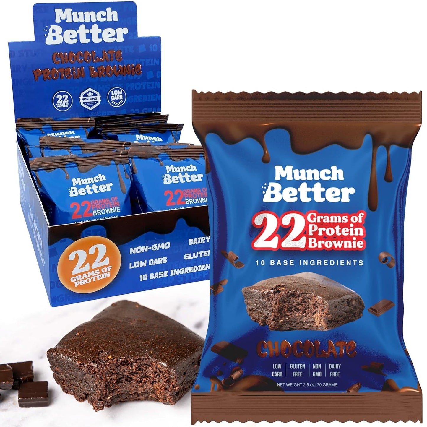 Munch Better Protein Brownie