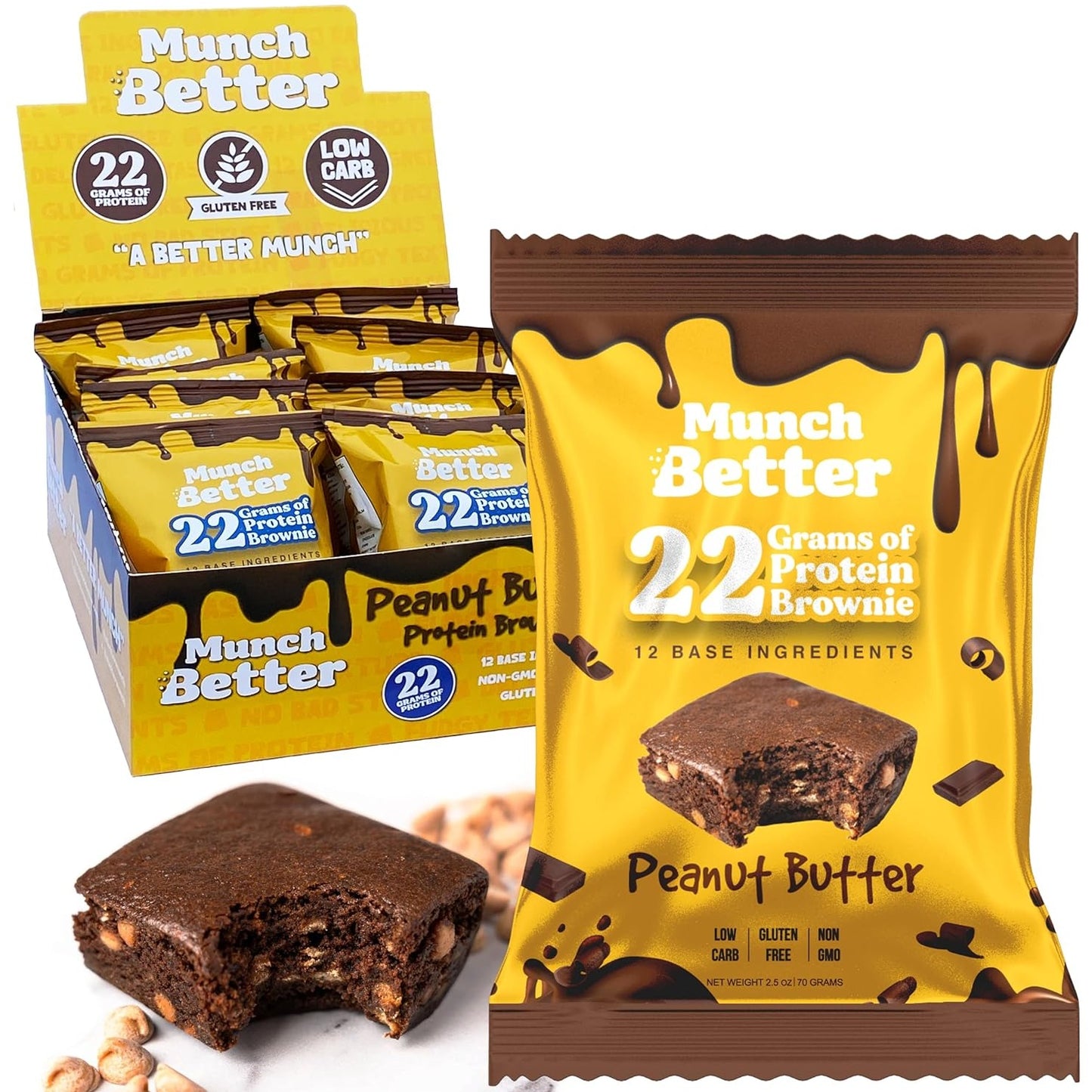 Munch Better Protein Brownie